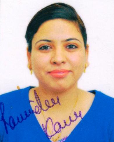 Mrs. Ravinder Kaur Baidwan